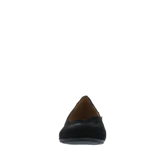 NEW GABOR women's flats in schwarz