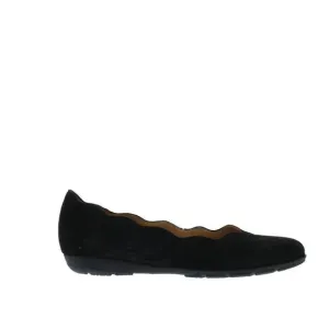 NEW GABOR women's flats in schwarz