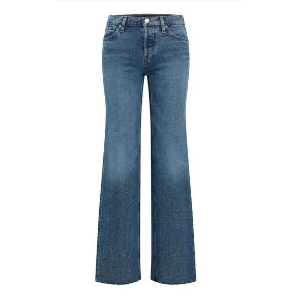 NEW HUDSON rosie high-rise wide leg jean in apollo