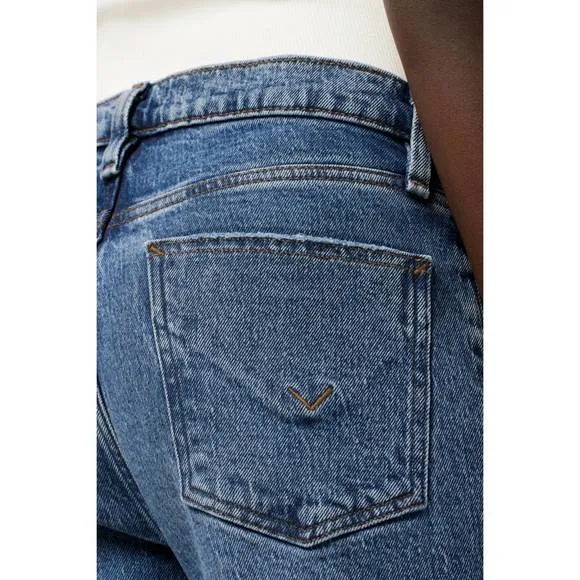 NEW HUDSON rosie high-rise wide leg jean in apollo