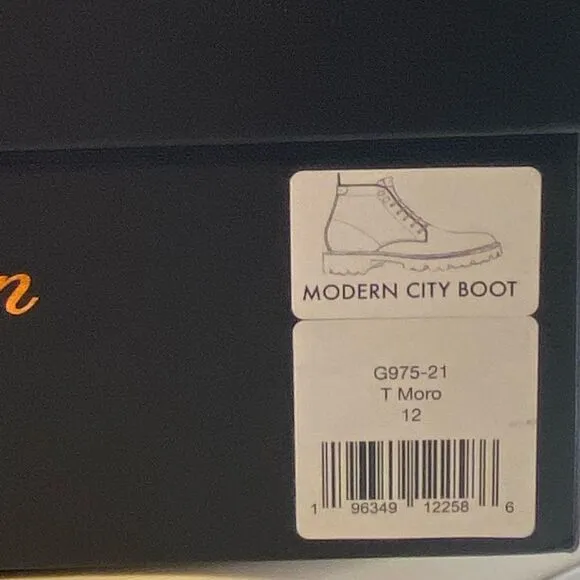 NEW in BOX Good Man Brand - Men’s Modern City Leather Ankle Boots- Brown Size 12