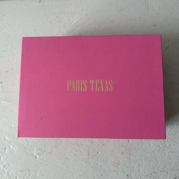 NEW IN BOX Paris Texas Holly Fiona 100mm Heeled Sandals in Silver Diamond 8.5