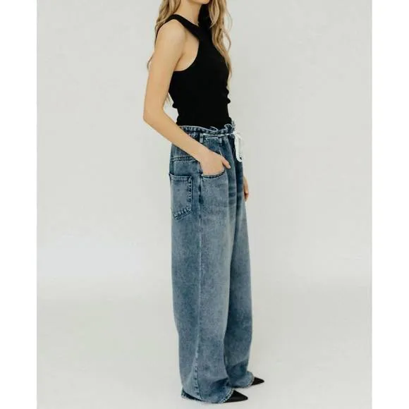 NEW ISABEL MARANT jordy jean in light blue