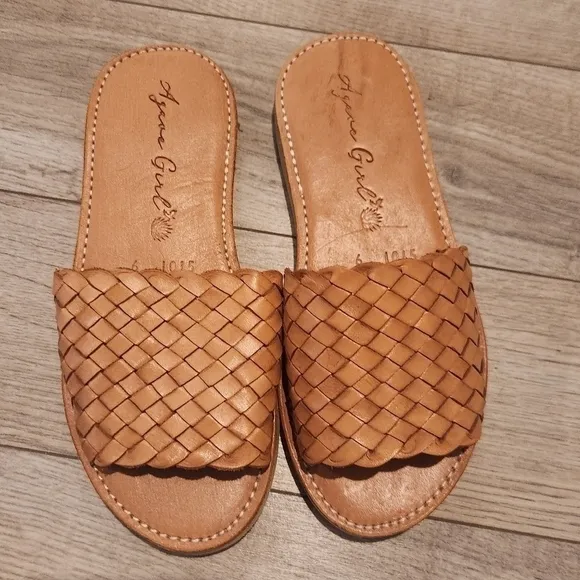New Leather Huaraches (Slides)