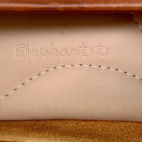 🌹New Listing🌹 NWT Elephantito Club Toddler Cognac Leather Loafers Shoes