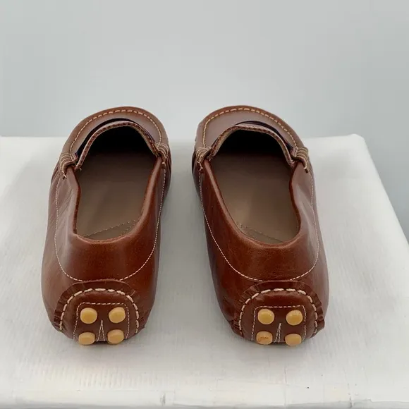 🌹New Listing🌹 NWT Elephantito Club Toddler Cognac Leather Loafers Shoes