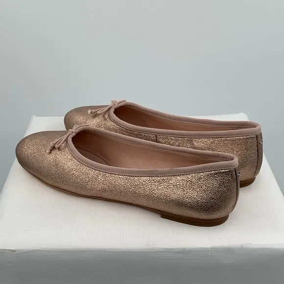 New Listing🌹NWT NIB Kate Spade Women’s Honey Metallic Leather Ballet Flats Shoes