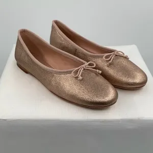 New Listing🌹NWT NIB Kate Spade Women’s Honey Metallic Leather Ballet Flats Shoes