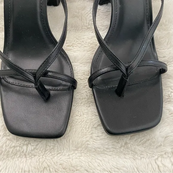 New Madden Girl by Steve Madden Chunky Heeled Strappy Sandals Black Size 9
