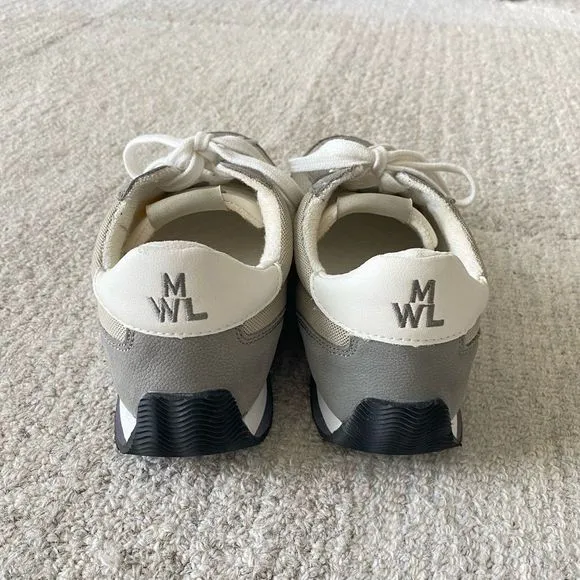 NEW Madewell League Sneakers in Washed Nubuck and Mesh in Coastal Granite Multi
