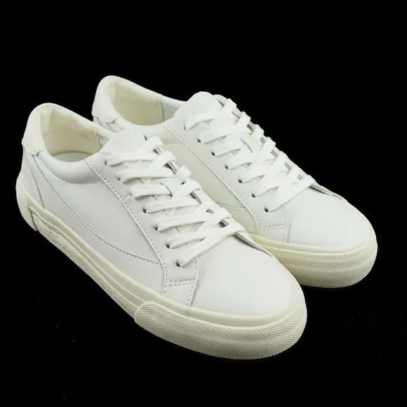 New MADEWELL Size 7 Sidewalk Low-Top Sneakers in Pale Parchment ND989