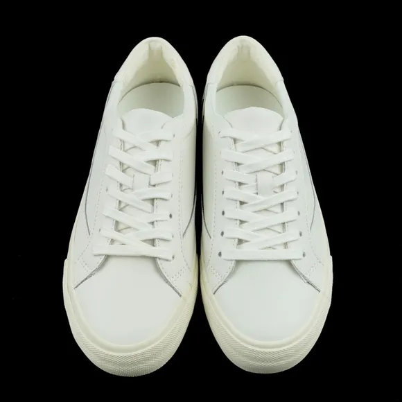 New MADEWELL Size 7 Sidewalk Low-Top Sneakers in Pale Parchment ND989