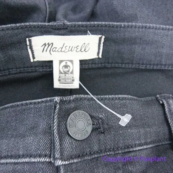 NEW Madewell Skinny Flare‎ Jeans in Bellhaven Wash, 33