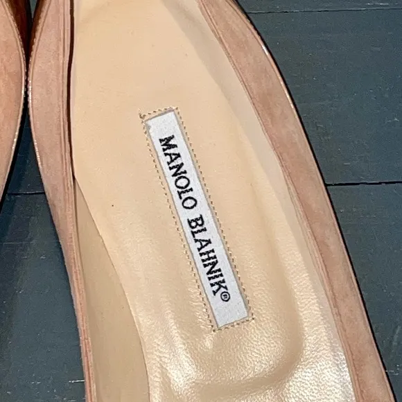 NEW Manolo Blahnik ballet Flats with Bow