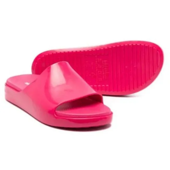 NEW Mini Melissa Kids’ Pink Cloud Slides Sandals Flip Flops, Size Kids’ 3