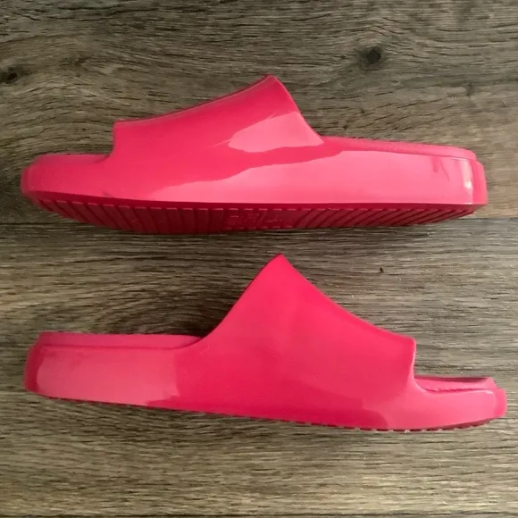 NEW Mini Melissa Kids’ Pink Cloud Slides Sandals Flip Flops, Size Kids’ 3