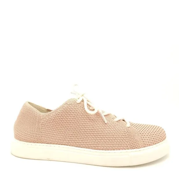 NEW Nisolo Go To Eco Knit Sneakers Womens 8.5 Dusty Rose Casual Comfort