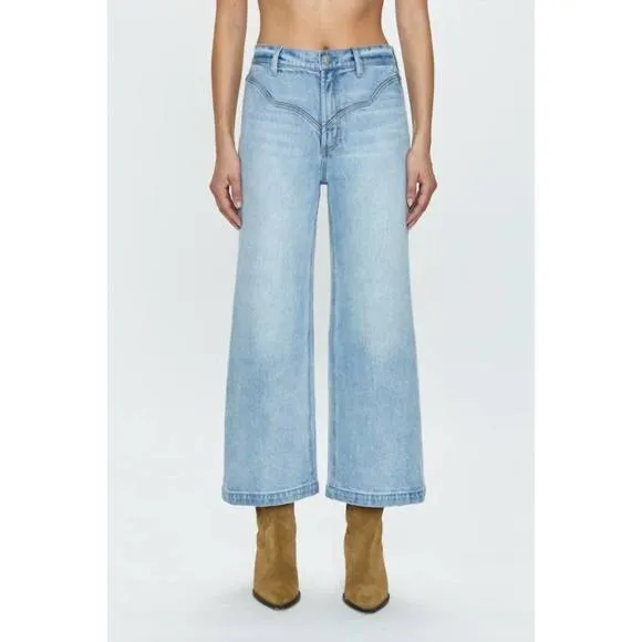 NEW PISTOLA lana high rise crop jeans in saint vincent