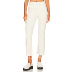 NEW PISTOLA lennon high rise crop boot cut jeans in sand stone