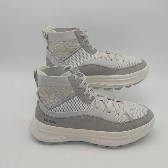NEW Sorel Women's 8 ONA 503 Knit Mid Sneakers Boots Moonstone Gray