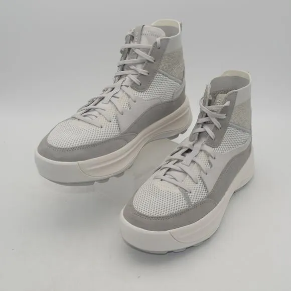 NEW Sorel Women's 8 ONA 503 Knit Mid Sneakers Boots Moonstone Gray