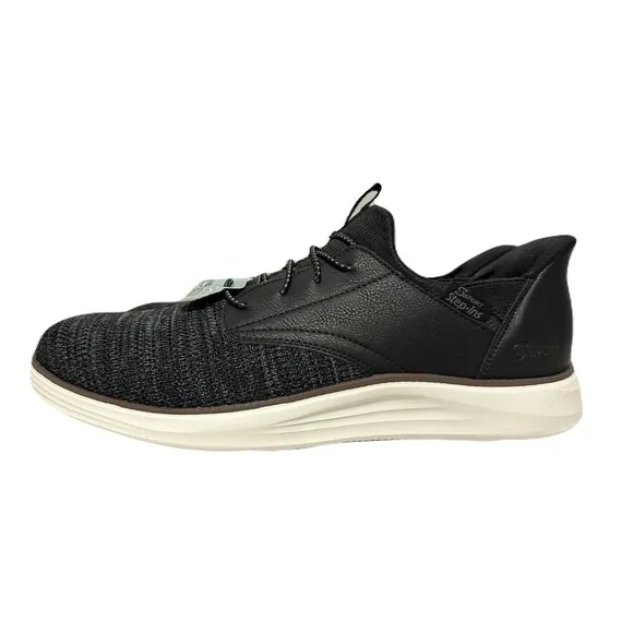 NEW Sport by Skechers Mens Size 13 Donovan Step-Ins Dress Sneakers Black Gray