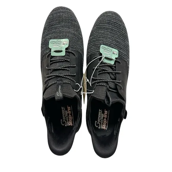 NEW Sport by Skechers Mens Size 13 Donovan Step-Ins Dress Sneakers Black Gray