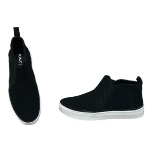NEW TOMS Bryce High Top Black Suede Slip-On Sneaker Women’s Size 6.5