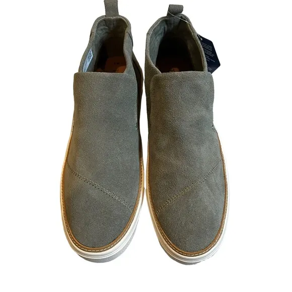 New, TOMS Suede High Top Slip On Sneakers, Sz 9