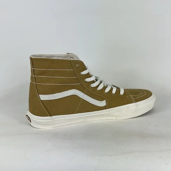 New Vans eco therapy tan white Khaki sk8 hi top athletic sneakers men’s size 12