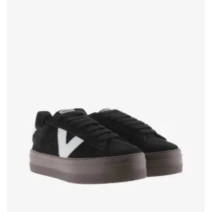 NEW VICTORIA barcelona platform sneakers in black