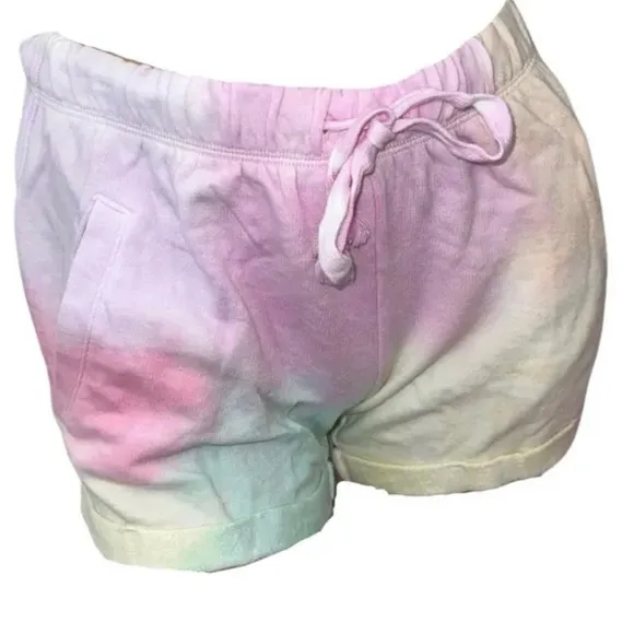 New Victoria’s Secret pink Slit back tank &amp; campus shorts Freya tie dye