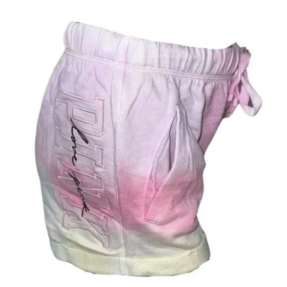 New Victoria’s Secret pink Slit back tank &amp; campus shorts Freya tie dye