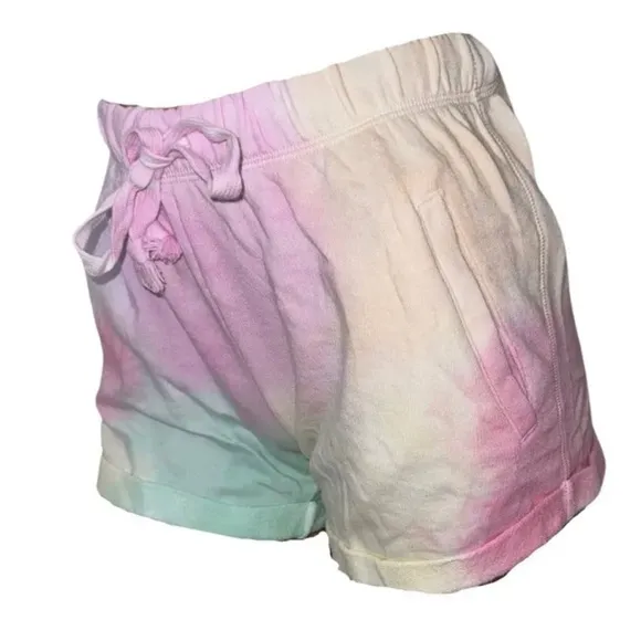 New Victoria’s Secret pink Slit back tank &amp; campus shorts Freya tie dye