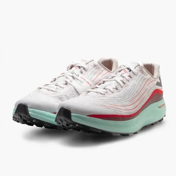 NEW VJ men's lightspeed running sneakers in white/green