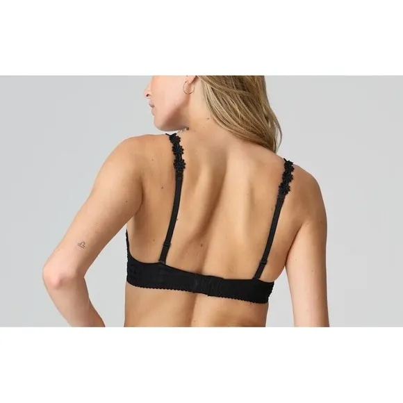 New With Tags Marie Jo Avero Padded Bra Heartshape In Black 30D