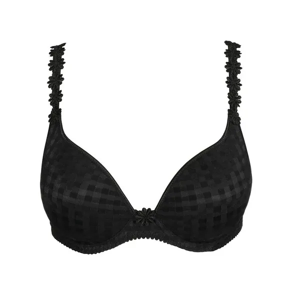 New With Tags Marie Jo Avero Padded Bra Heartshape In Black 30D