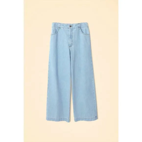 NEW XIRENA lucca pant denim in light blue
