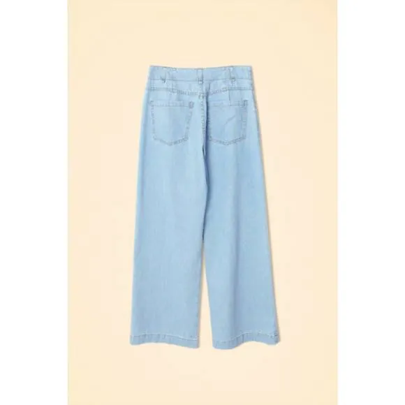 NEW XIRENA lucca pant denim in light blue