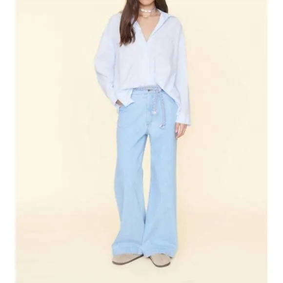 NEW XIRENA lucca pant denim in light blue