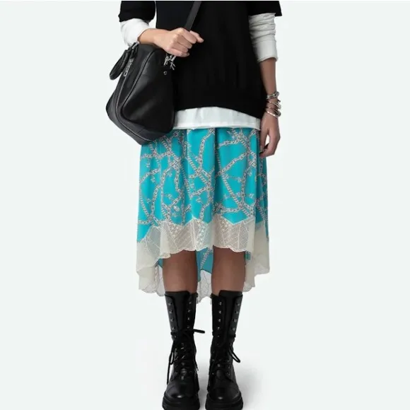 New: Zadig &amp; Voltaire Joslin Skirt with Pockets. Size Small IT