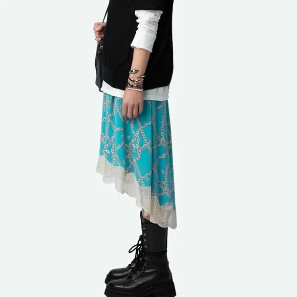 New: Zadig &amp; Voltaire Joslin Skirt with Pockets. Size Small IT