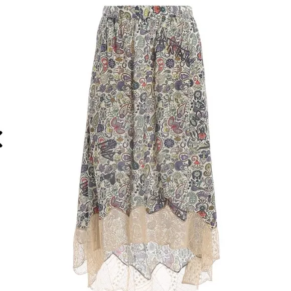 New: Zadig &amp; Voltaire Joslin Skirt with Pockets. Size Small IT