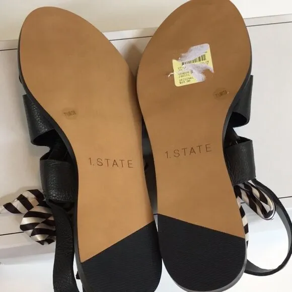 NIB 1. State leather sandals