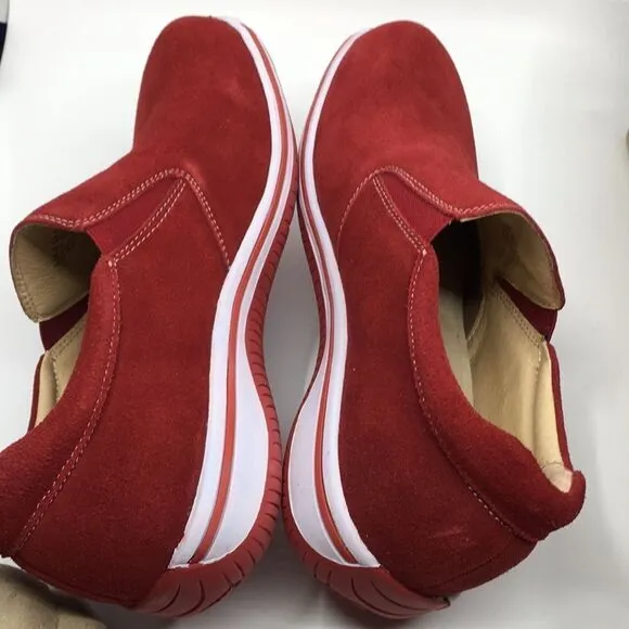 NIB Alegria Aaron Dark Res Suede Slip On Shoes - Size 43 EU 9.5 US (W US 13)