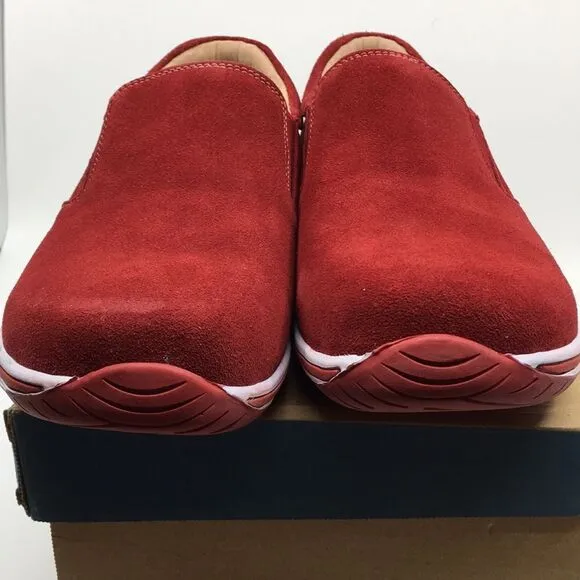 NIB Alegria Aaron Dark Res Suede Slip On Shoes - Size 43 EU 9.5 US (W US 13)