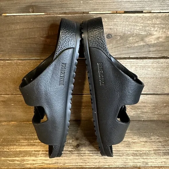 NIB Big Kids Birkenstock Arizona EVA Black Casual Comfort Slides Sandals Size 32