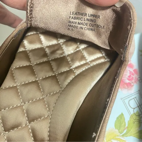 NIB Birdies The Original Starling Suede Slipper Flats in Latte - Size 8.5