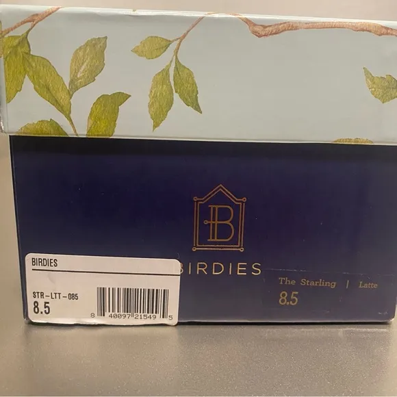 NIB Birdies The Original Starling Suede Slipper Flats in Latte - Size 8.5