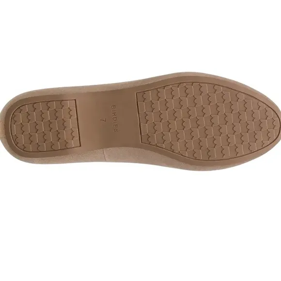 NIB Birdies The Original Starling Suede Slipper Flats in Latte - Size 8.5